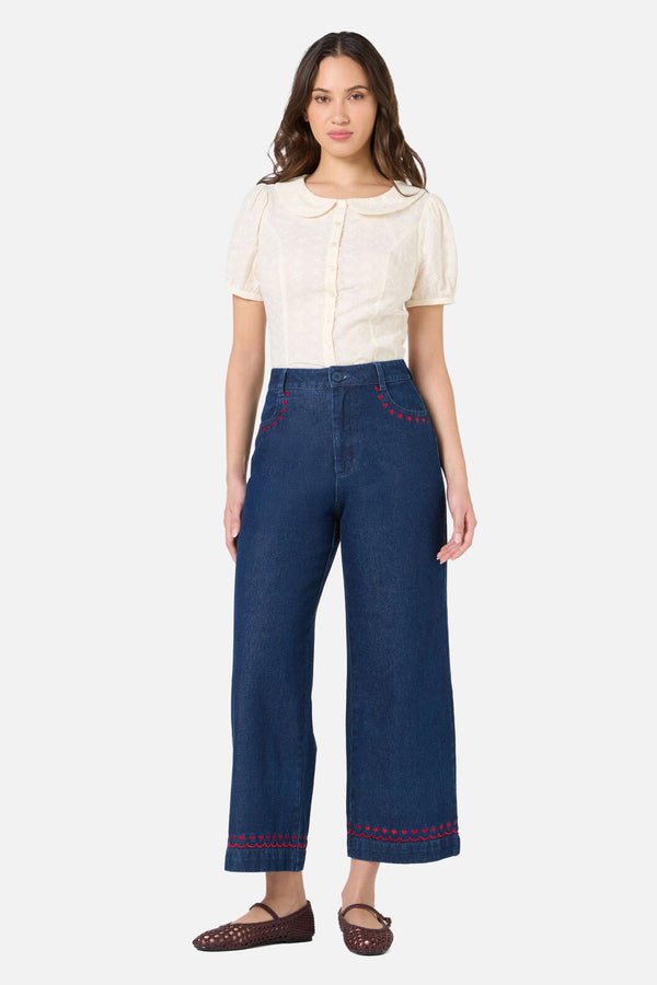 Princess Highway - Lorelei Sweet Blouse - cream