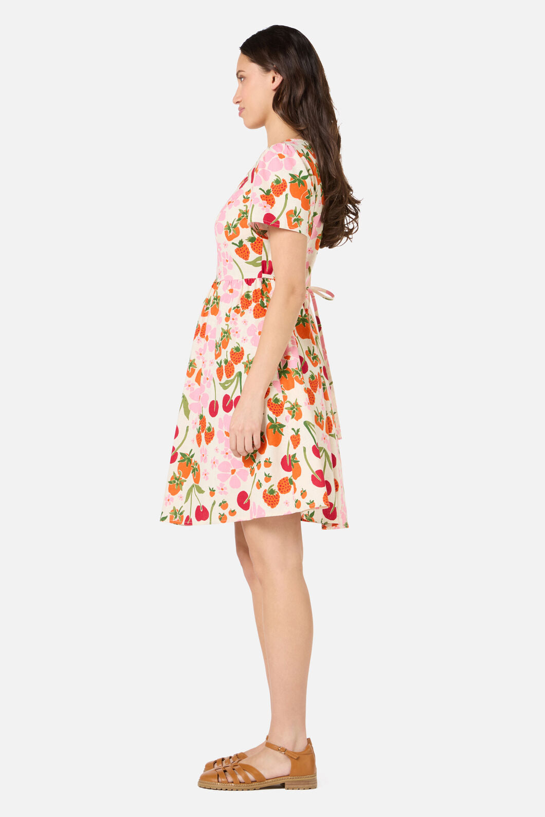 Princess Highway - Berries N Cream Mini Dress - cream