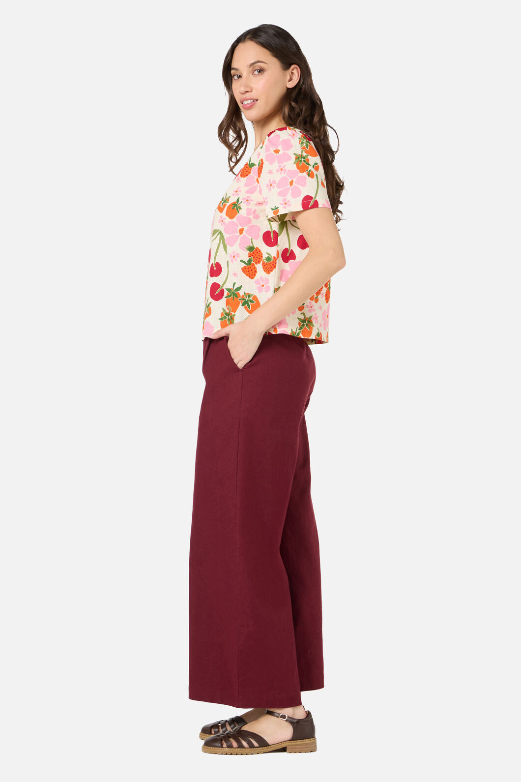 Princess Highway - Berries N Cream Top - cream