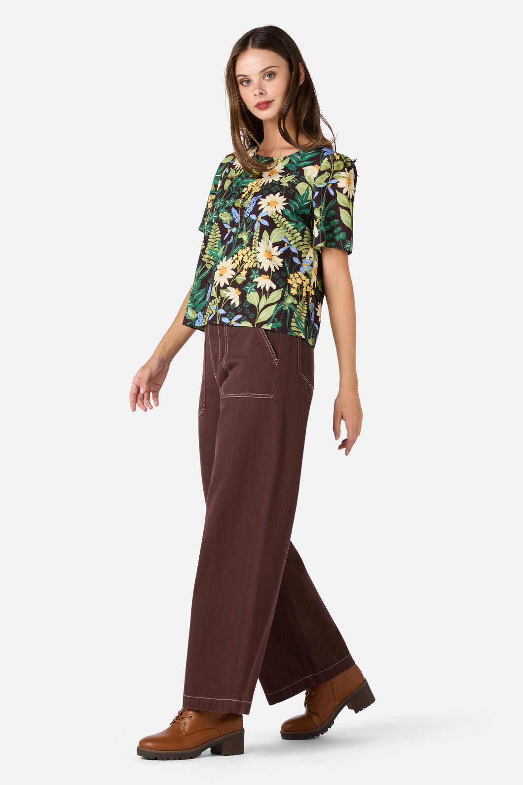 Princess Highway - Tiana Tree Frog ShortSleeveTop - brown