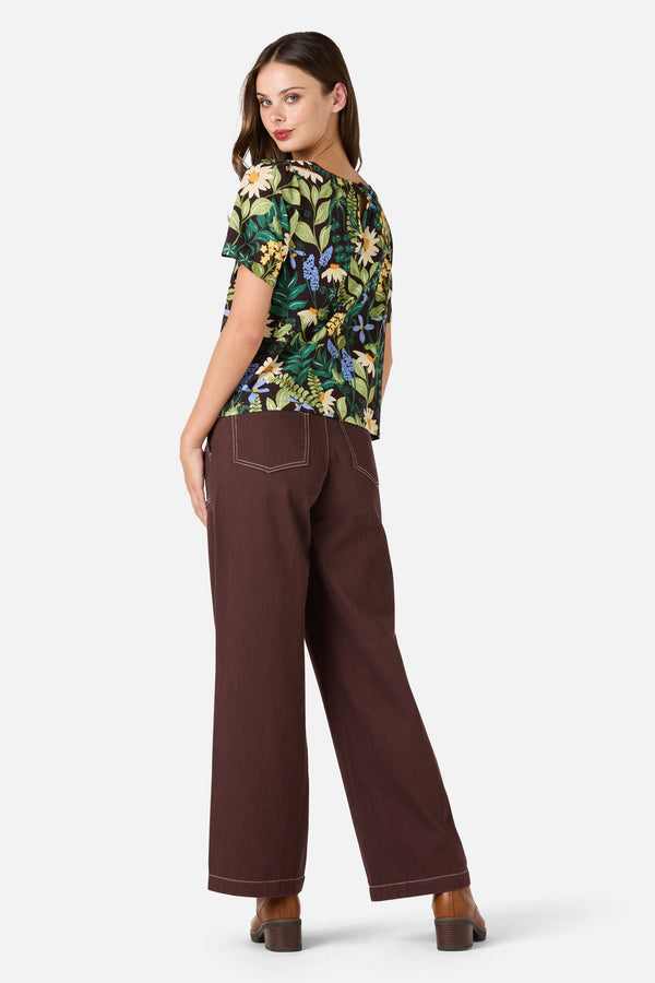 Princess Highway - Tiana Tree Frog ShortSleeveTop - brown