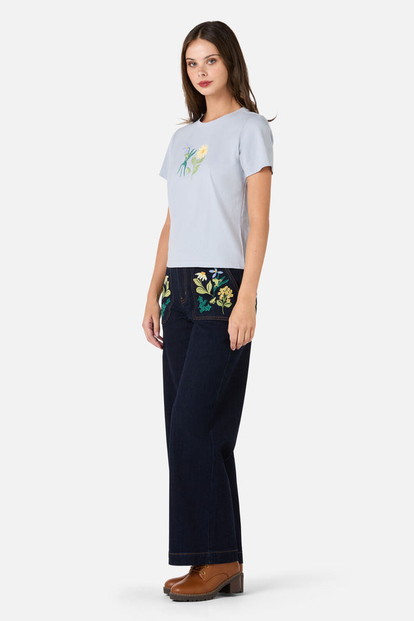 Princess Highway - Tree Frog Printed Tee - blue
