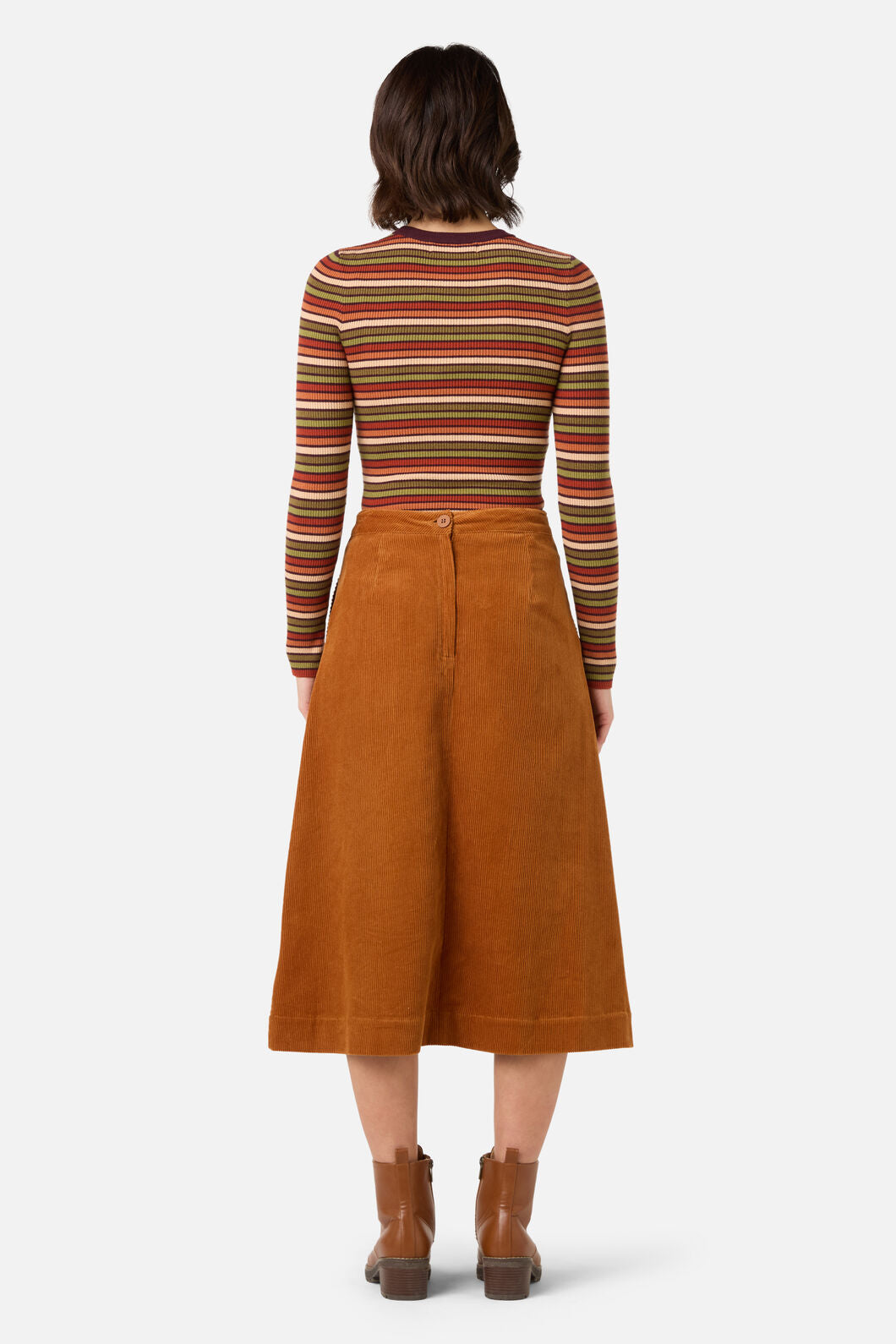 Princess Highway - Felicity Cord Midi Skirt - mustard