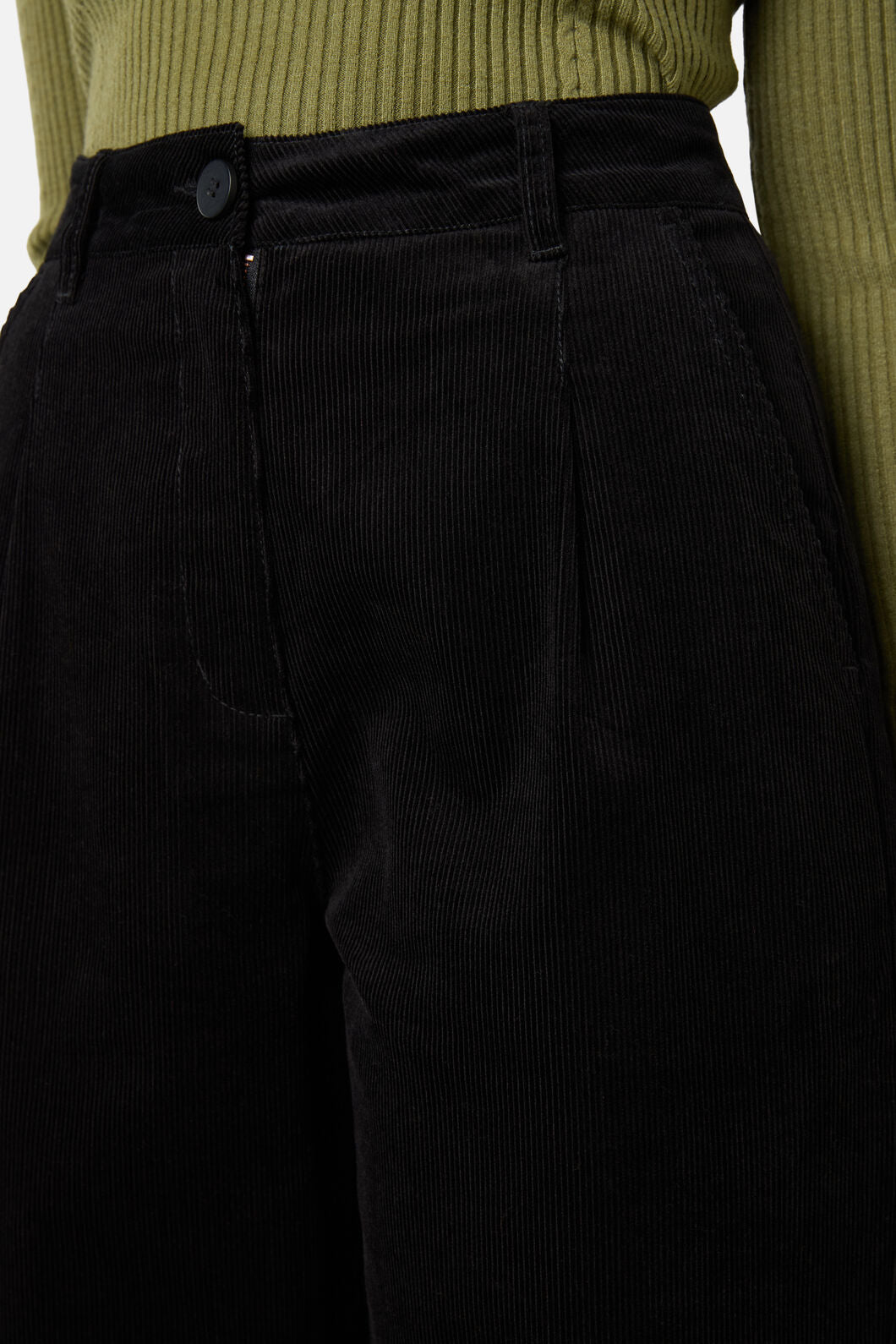 Princess Highway - Noni Tapered Cord Pant - black