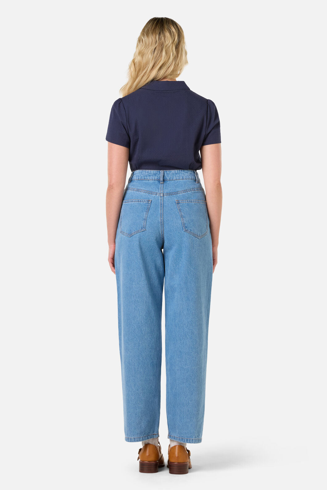 Princess Highway - Molly Mum Jean - blue-denim