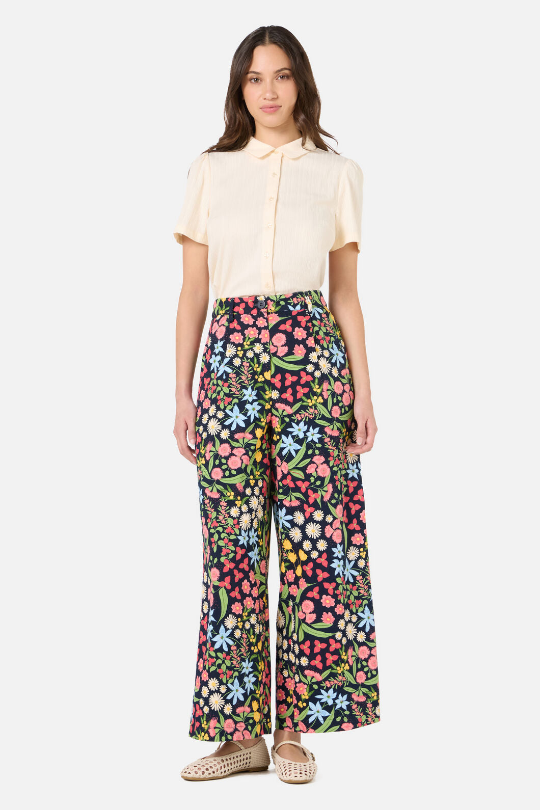 Princess Highway - Lee Short Sleeve Blouse - cream
