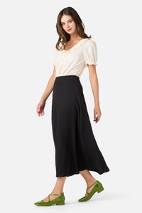 Princess Highway - Mindy A-Line Midi Skirt - black