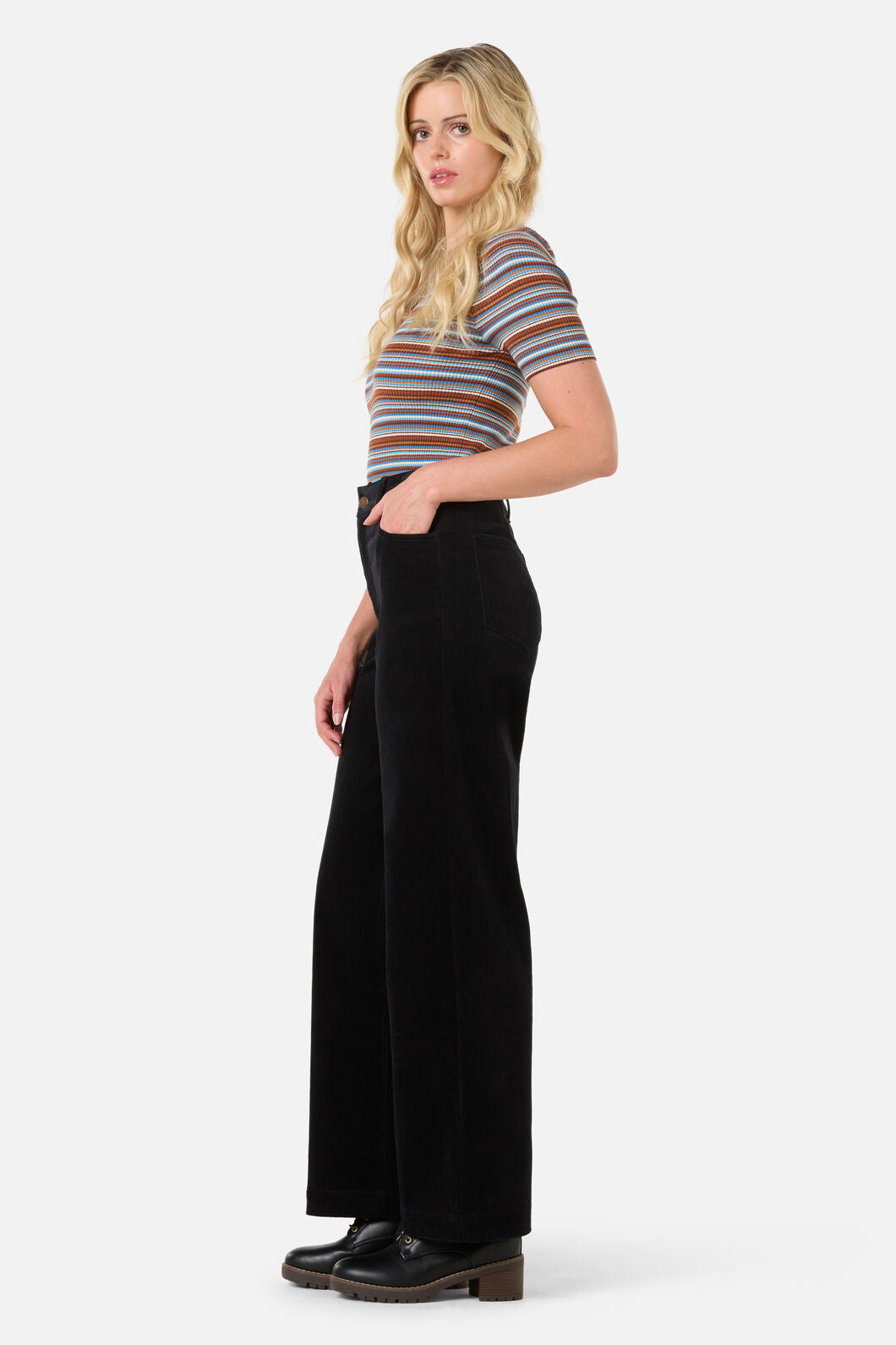 Princess Highway - Charlie Girl Cord Jean - black