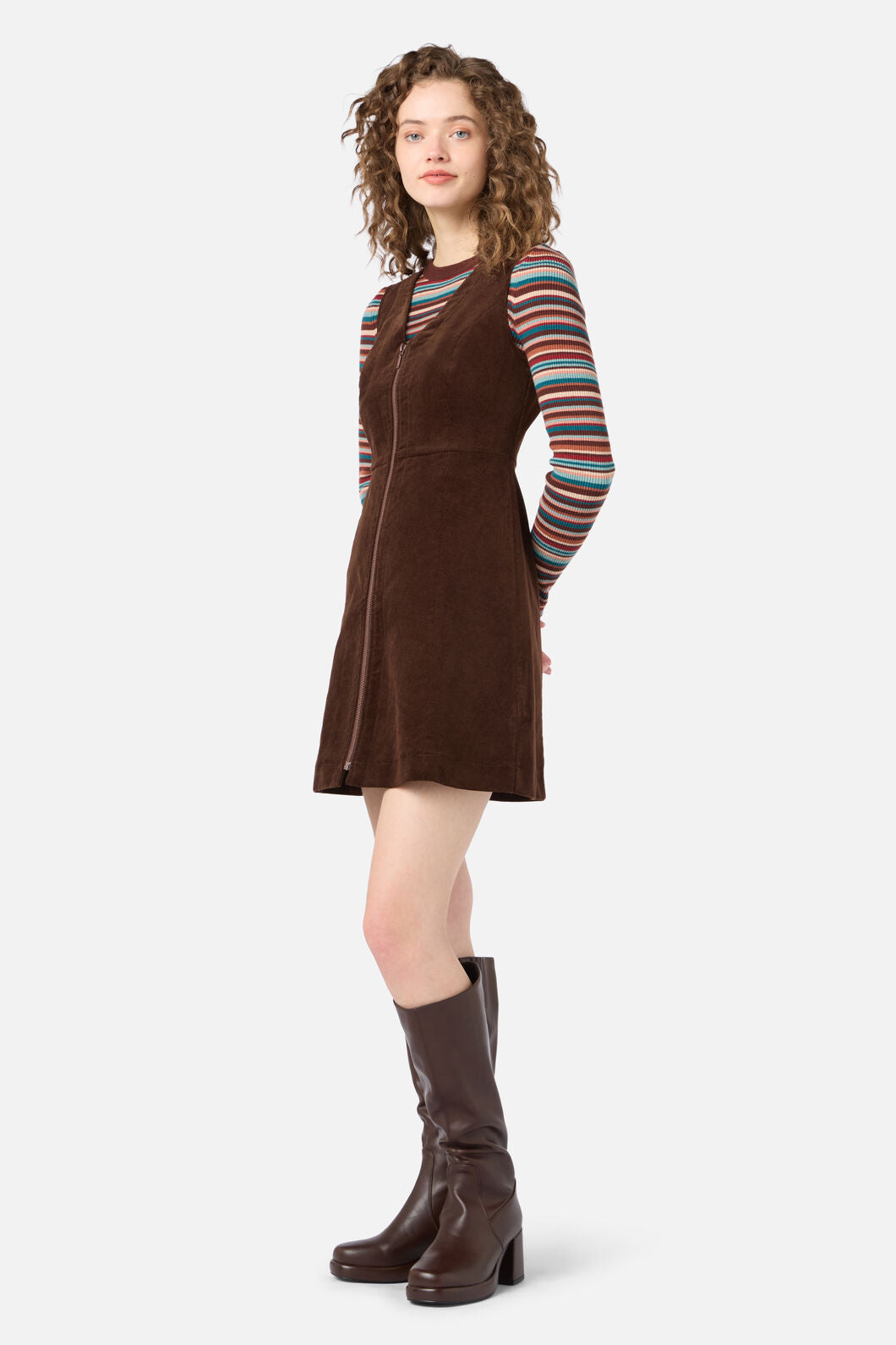 Honey Cord Pinafore – Dangerfield NZ