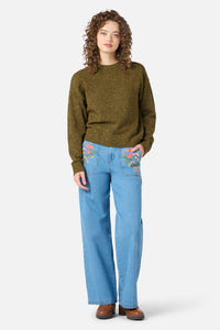 Princess Highway - Miller Wool Blend Jumper - olive