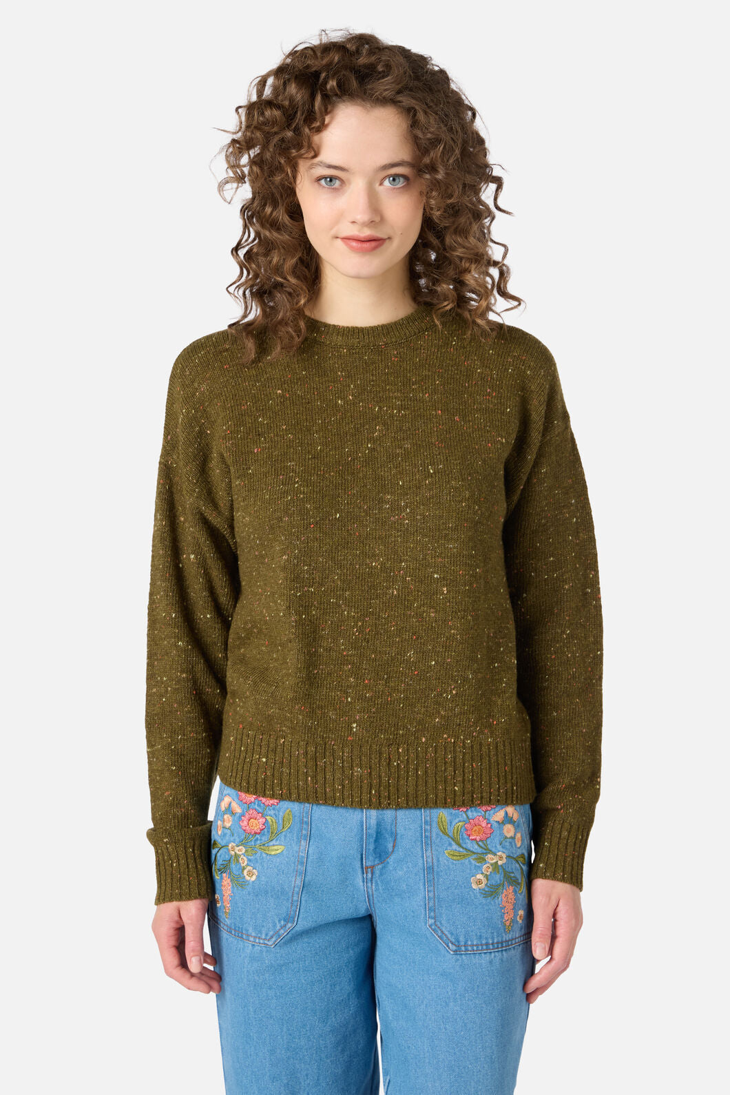 Princess Highway - Miller Wool Blend Jumper - olive