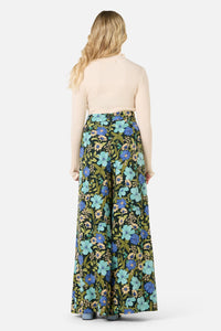 Princess Highway - Gloria 70'S Floral Pant - teal