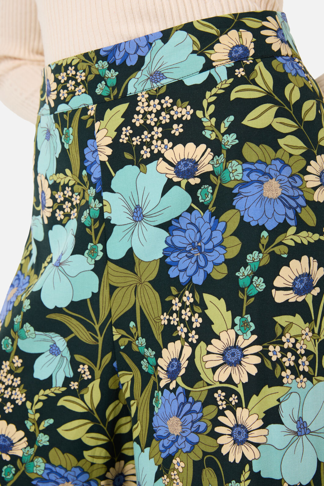 Princess Highway - Gloria 70'S Floral Pant - teal