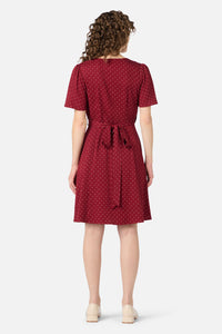 Princess Highway - Dolly Spot Mini Dress - red
