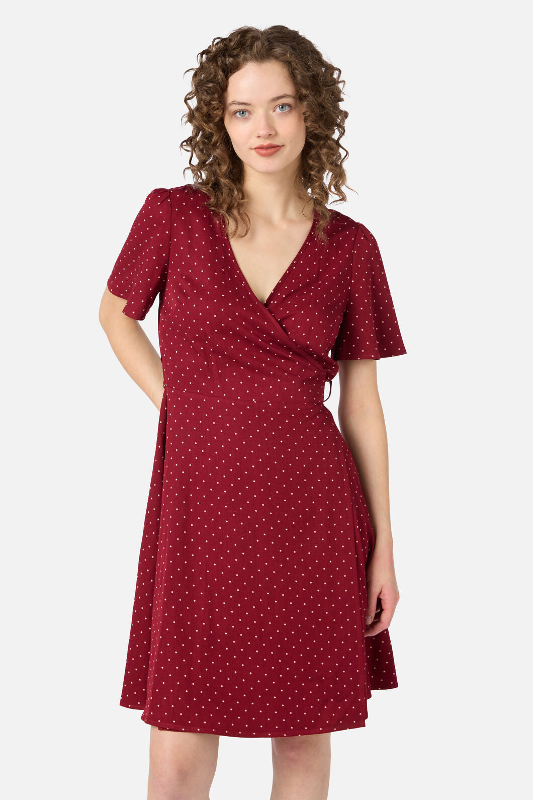 Princess Highway - Dolly Spot Mini Dress - red