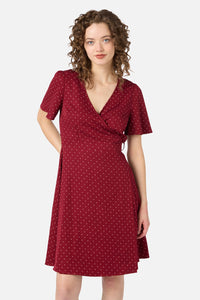 Princess Highway - Dolly Spot Mini Dress - red