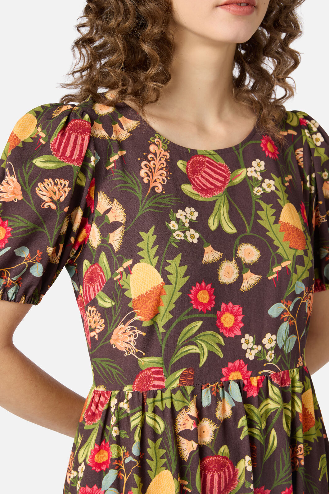 Princess Highway - Florence Native Midi Dress - chocolate