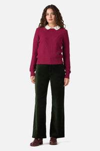 Princess Highway - Paige Wool Blend Jumper - berry