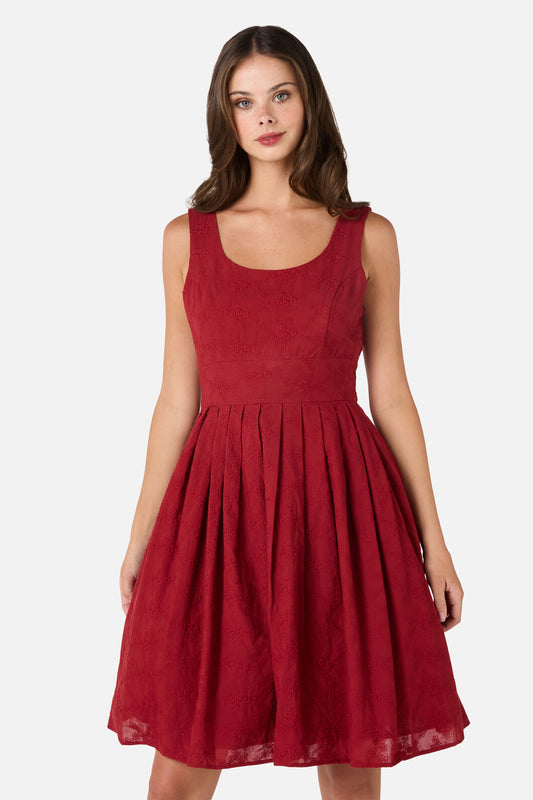 Princess Highway - Helena Bow Back Dress - red