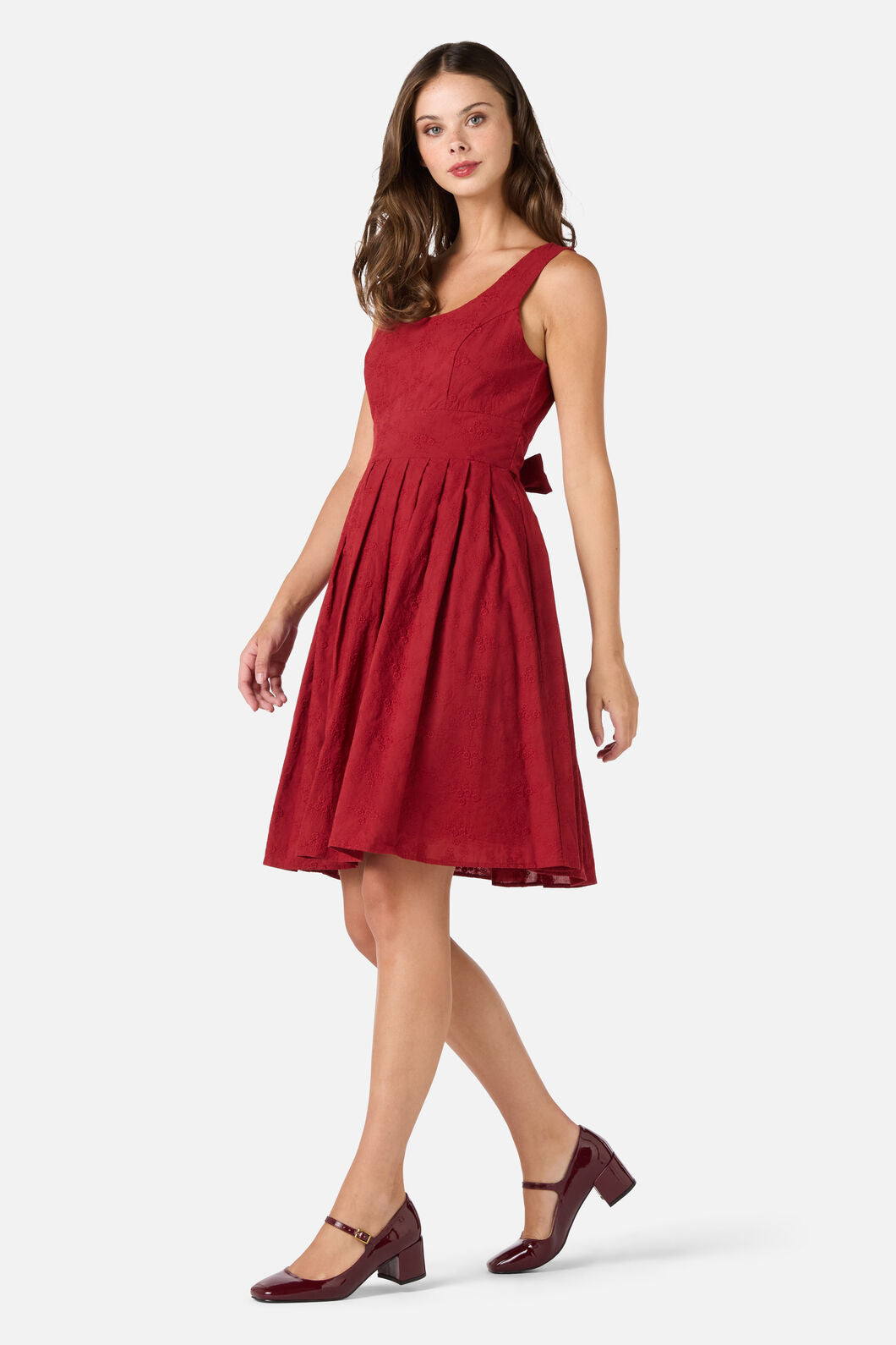 Princess Highway - Helena Bow Back Dress - red