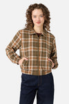 Princess Highway - Vera Check Bomber Jacket - green