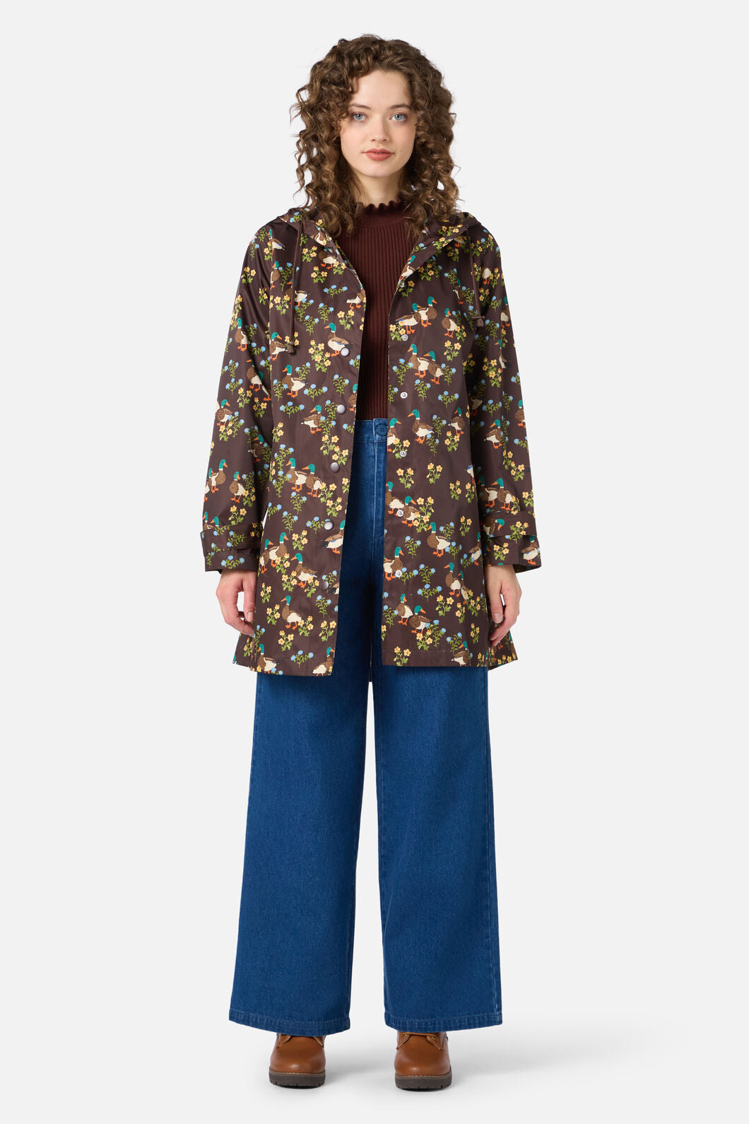 Princess Highway - Sweet Ducks Raincoat - chocolate