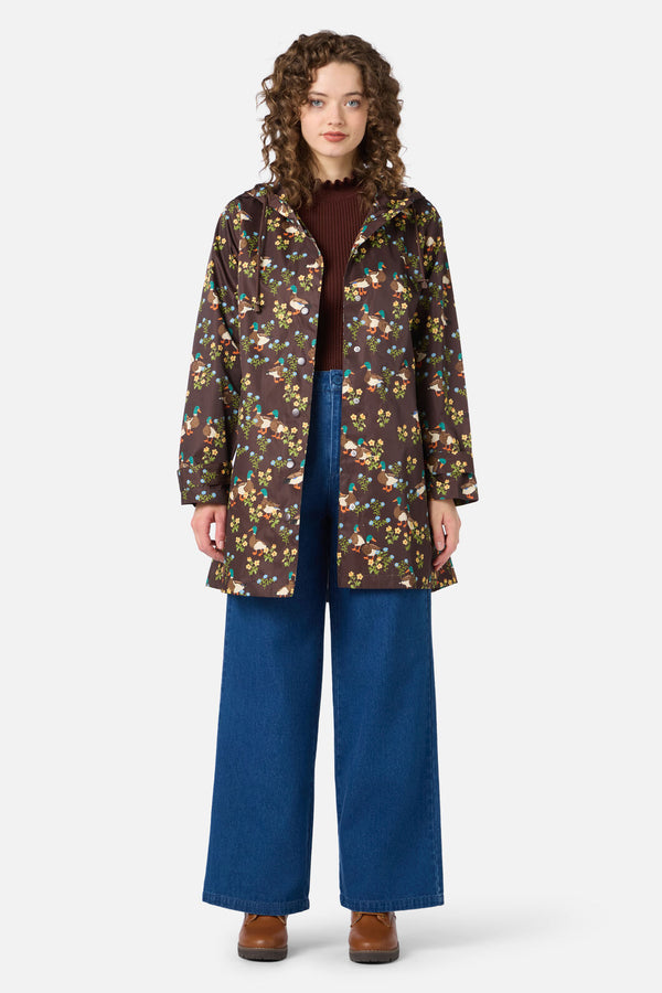 Princess Highway - Sweet Ducks Raincoat - chocolate