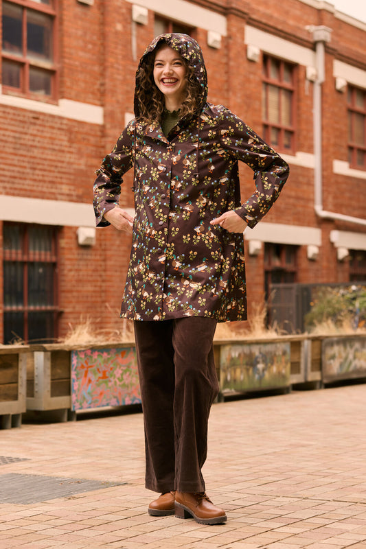 Princess Highway - Sweet Ducks Raincoat - chocolate