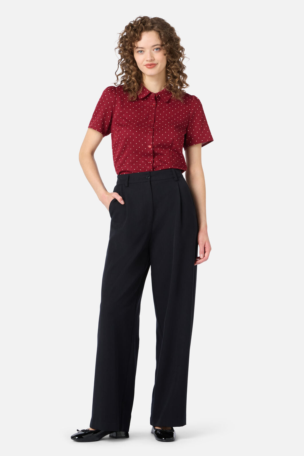 Princess Highway - Chelsea Tailored Wide Leg Pant - black