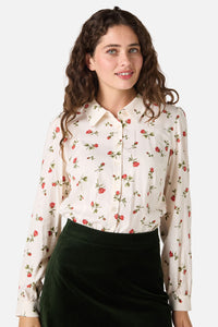 Princess Highway - Evie Rose Long Sleeve Blouse - cream