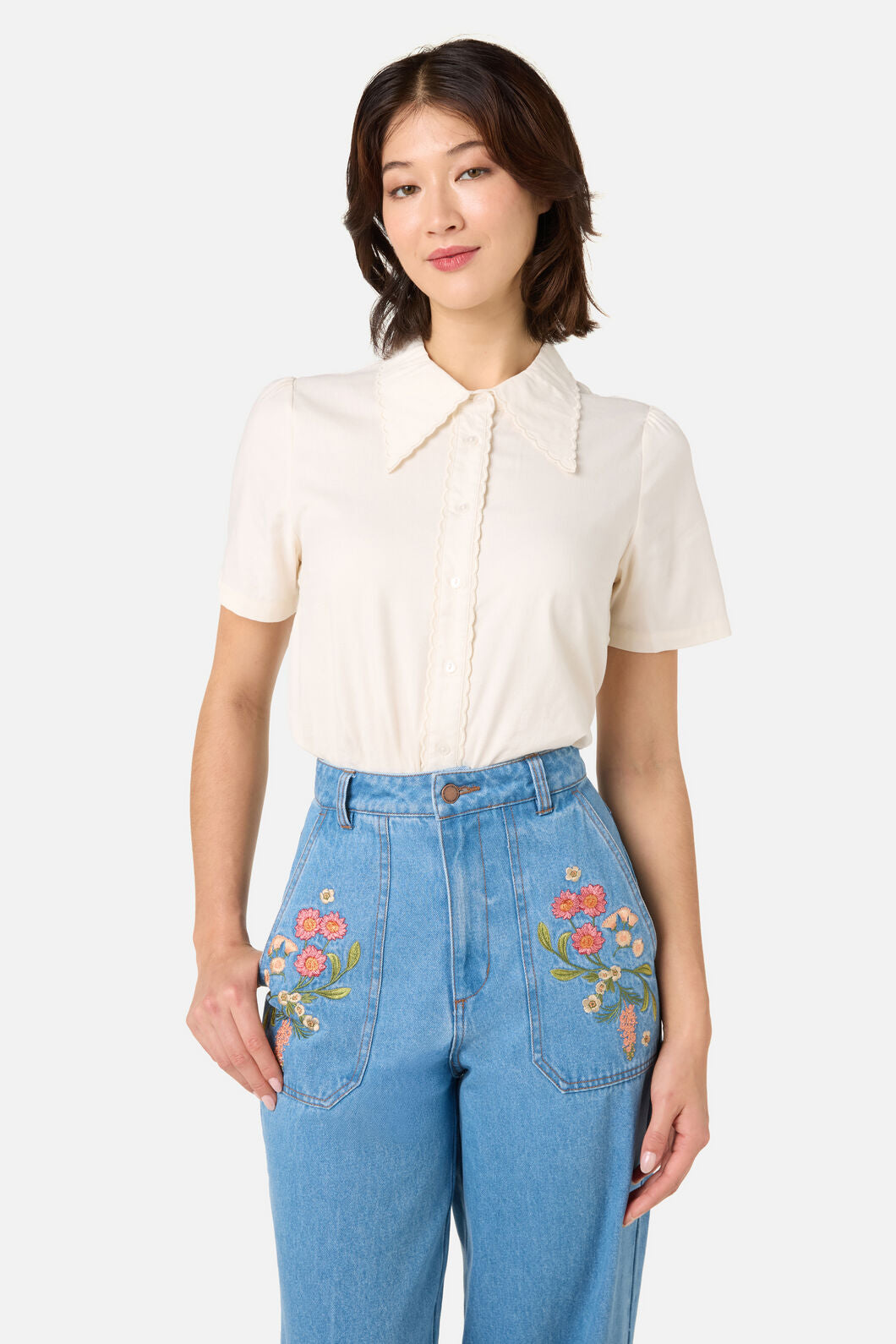 Princess Highway - Elouise Blouse - cream