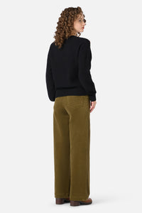 Princess Highway - Native Embroidered Jumper - black