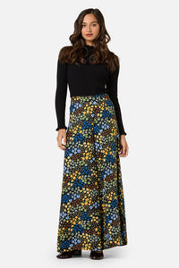 Princess Highway - Iris Ditsy Palazzo Pant - blue