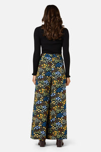 Princess Highway - Iris Ditsy Palazzo Pant - blue