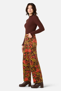 Princess Highway - Azura Velvet Pant - rust