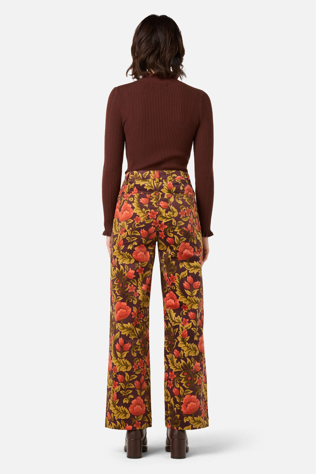 Princess Highway - Azura Velvet Pant - rust
