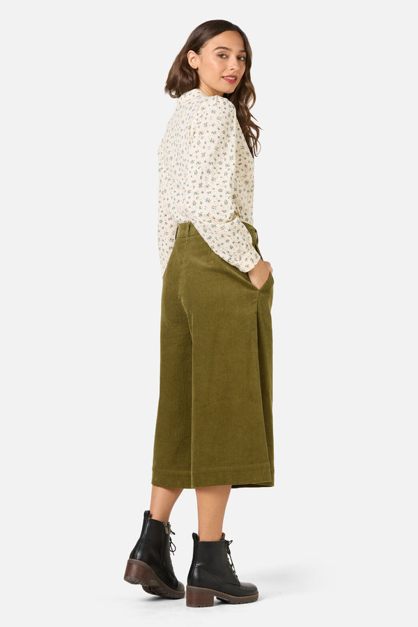 Princess Highway - Lani Ditsy Long Sleeve Blouse - blue