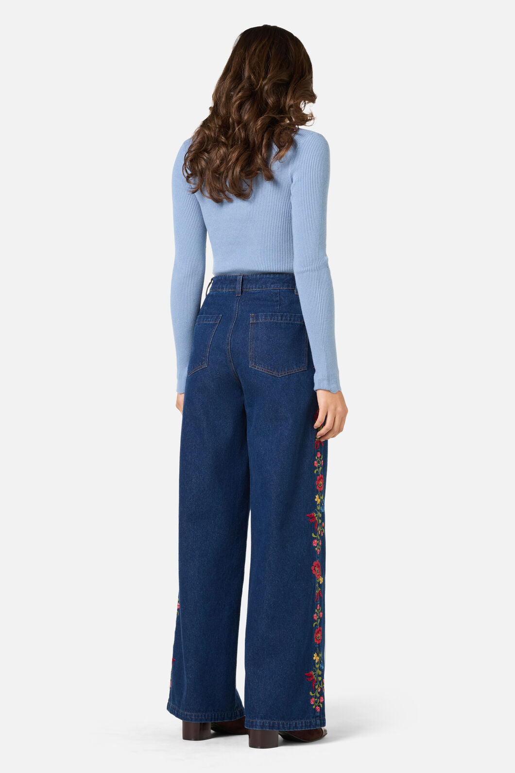 Princess Highway - Joelle Embroidered Jean - blue-denim