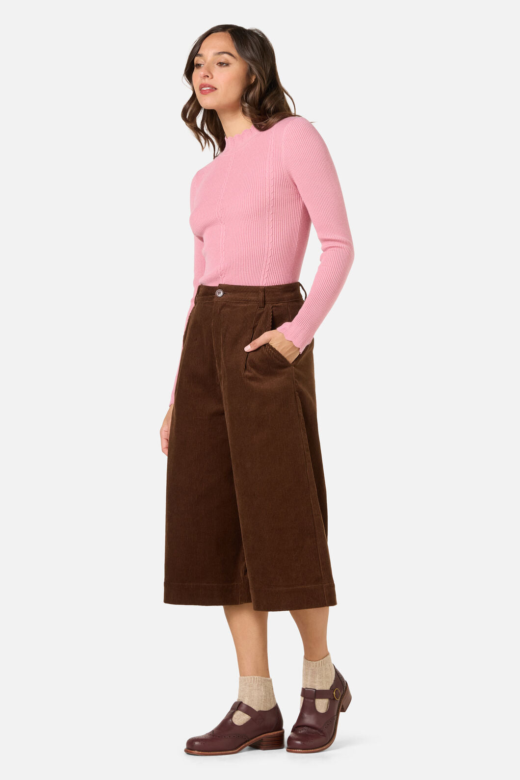 Princess Highway - Sophie Long Sleeve Knit Top - pink