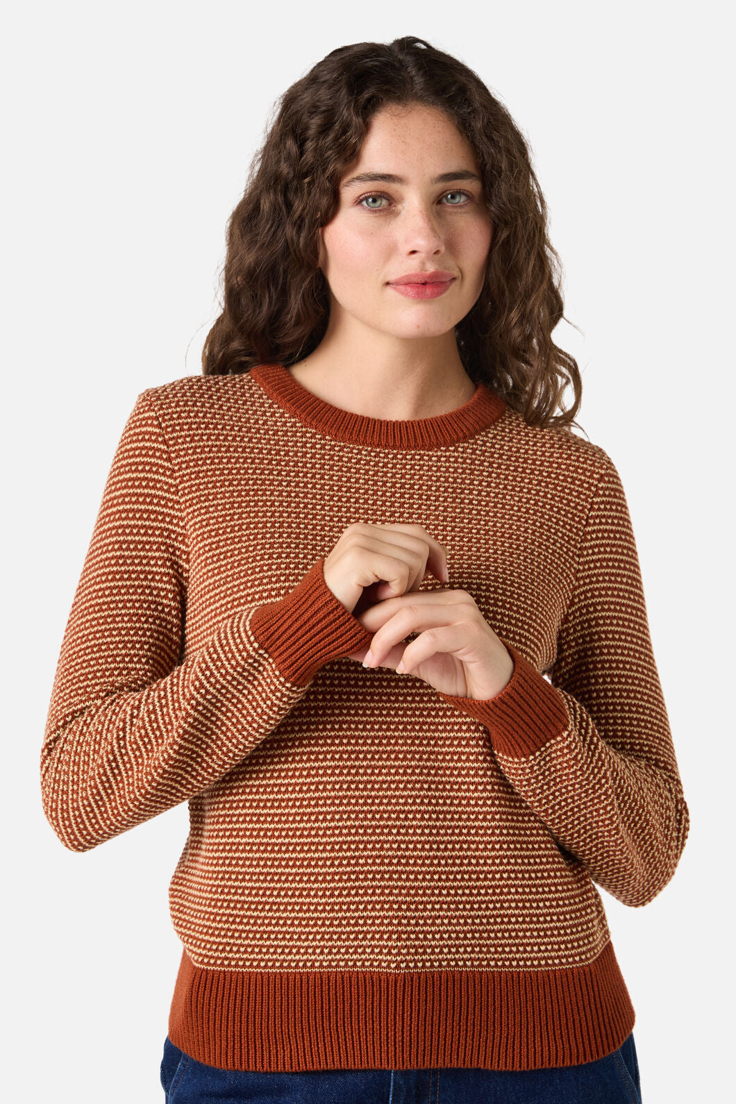 Princess Highway - Riley Vintage Knit Jumper - rust