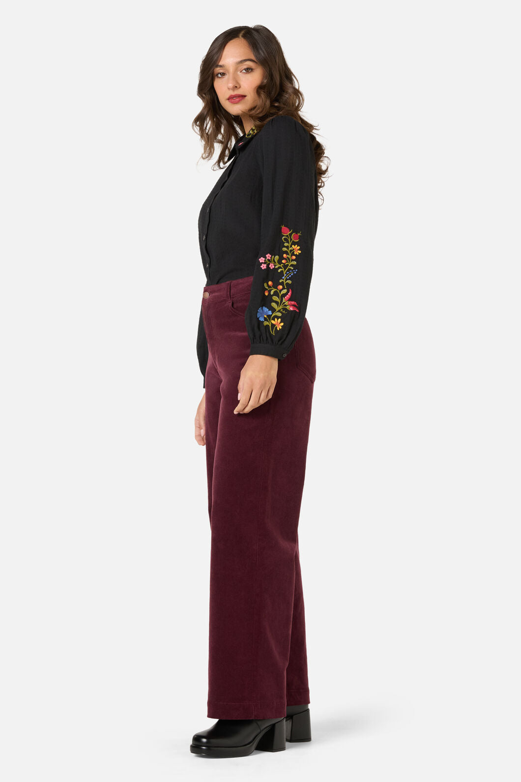 Princess Highway - Joelle Embroidered Blouse - black