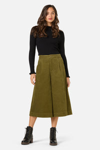 Princess Highway - Adeline Cord Culotte - green