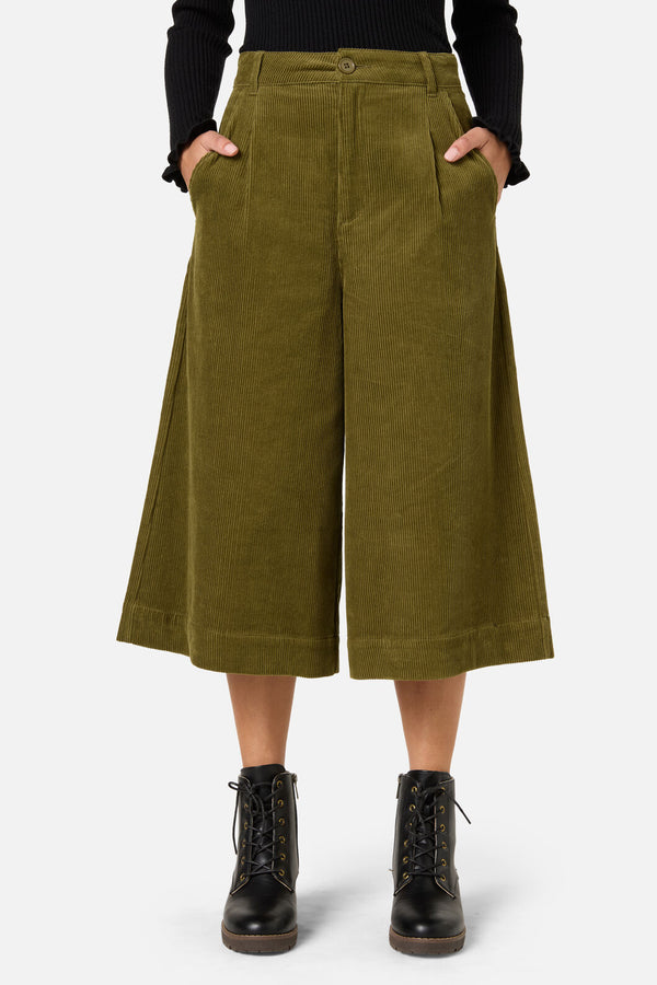 Princess Highway - Adeline Cord Culotte - green