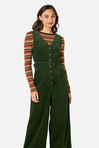 Princess Highway - Robyn Cord Jumpsuit - green
