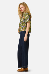 Princess Highway - Kangaroo & Flora Shirt - green