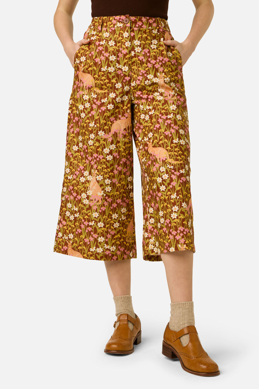 Princess Highway - Kangaroo & Flora Culotte - rust