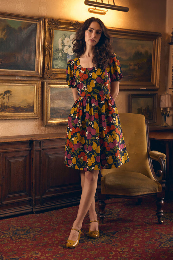 Princess Highway - Fancy Fruit Mini Dress - navy