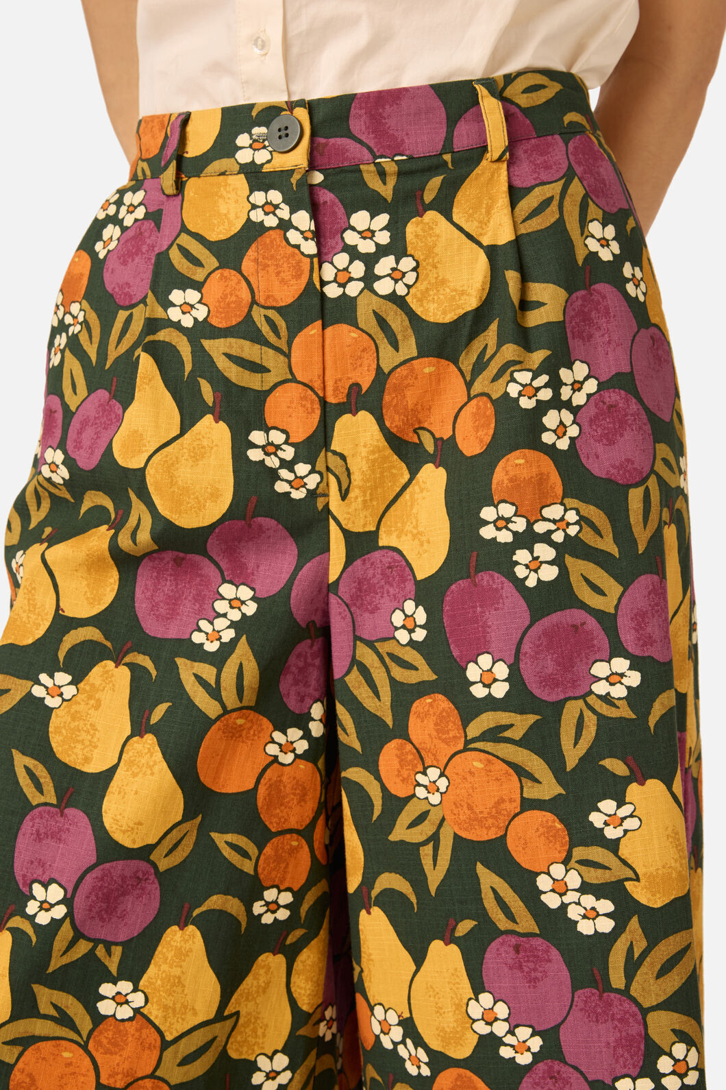 Princess Highway - Fancy Fruit Culotte - green