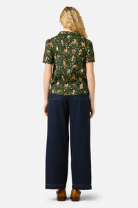 Princess Highway - Cute Cats Blouse - green