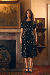 Princess Highway - Kelly Polka Dot Blouse - black
